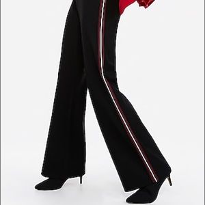 Express One Eleven High Waisted Stripe Track Pant
